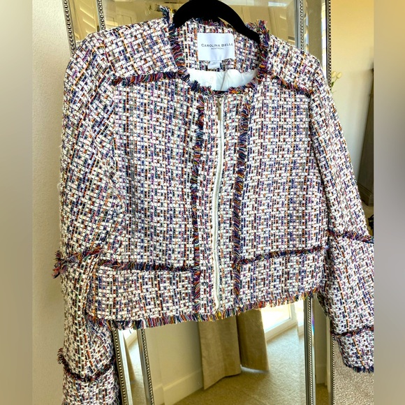 Jackets & Blazers - Cropped lined jacket by Carolina belle.